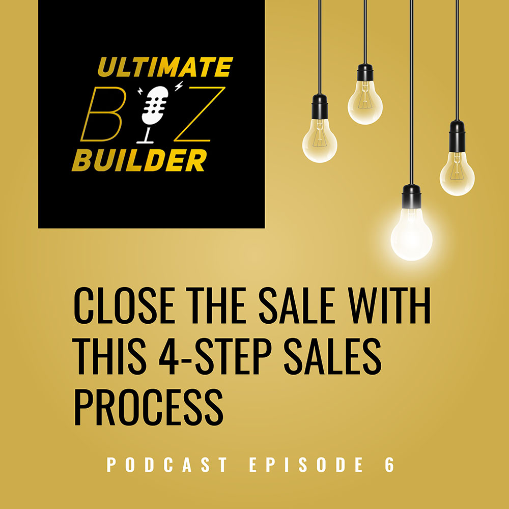 Tall buildings downtown in the middle Close the Sale with this 4 Step Sales Process