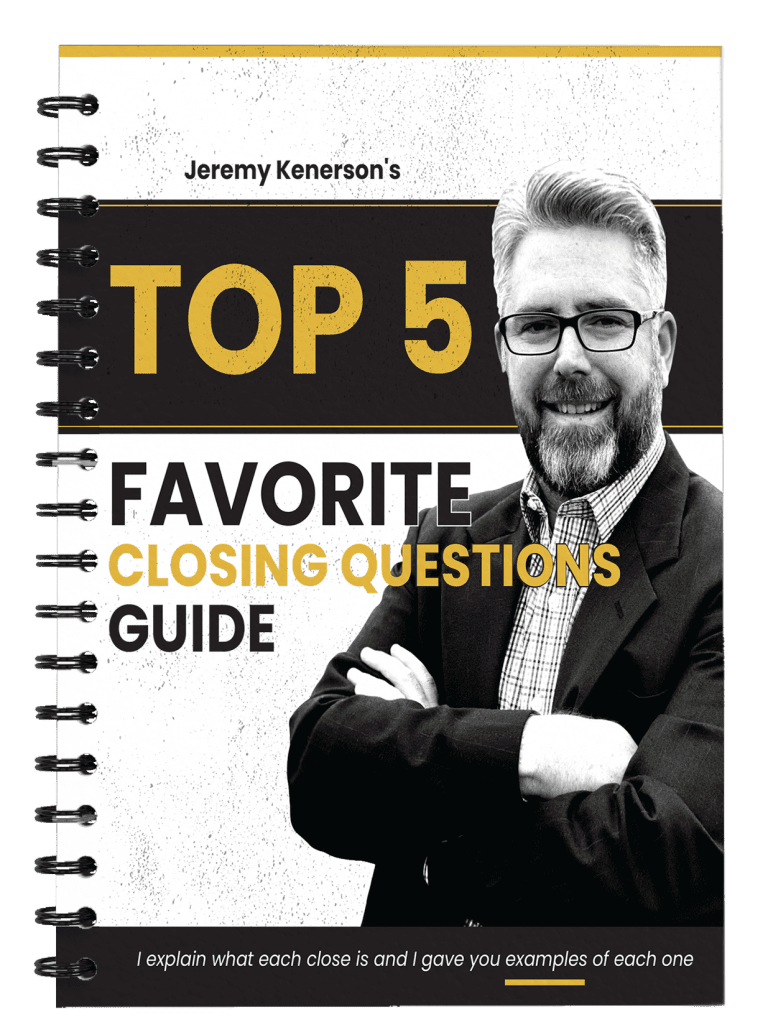Objections in Sales with Tie Down Questions Ep 004 Jeremy